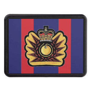 Canadian EOD Trailer Hitch Cover - Hazard Badge