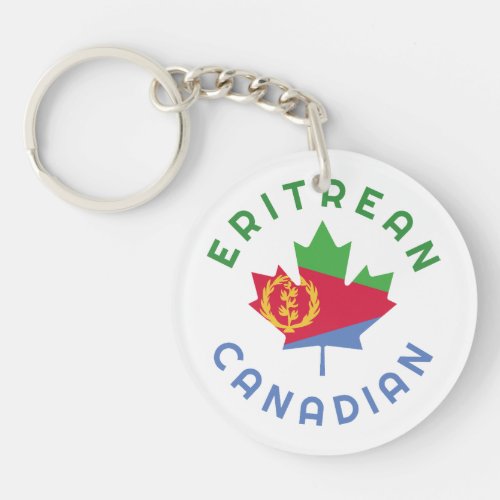 Canadian Eritrean  Roots Keychain
