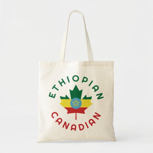 Canadian Ethiopian Roots  Tote Bag