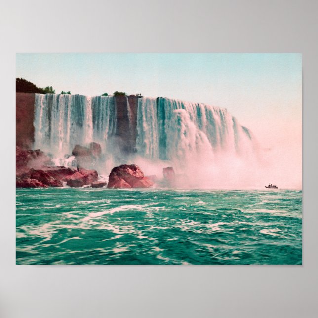Canadian Falls - Vintage Niagara - 1900 Poster (Front)