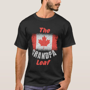 Canadian Flag 1St Of July Grandpa Maple Leaf Canad T-Shirt