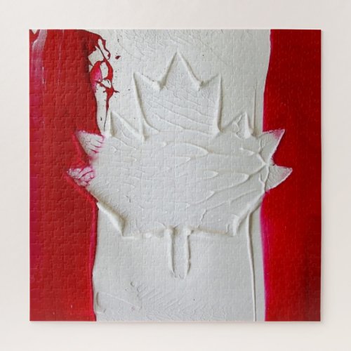 Canadian Flag 20 x 20 Puzzle with Gift Box