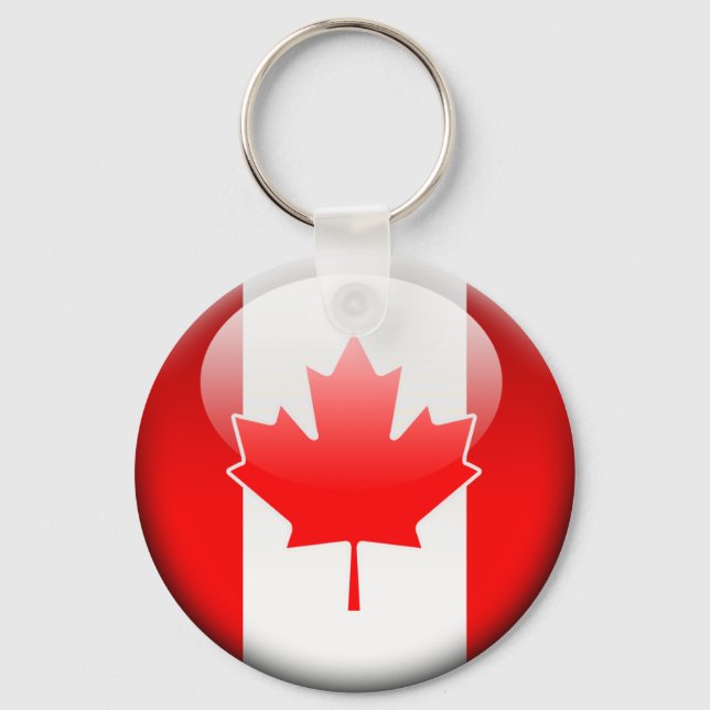 Canadian Flag 2.0 Keychain (Front)