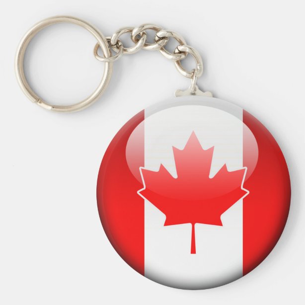 Canada Keychains No Minimum Quantity Zazzle