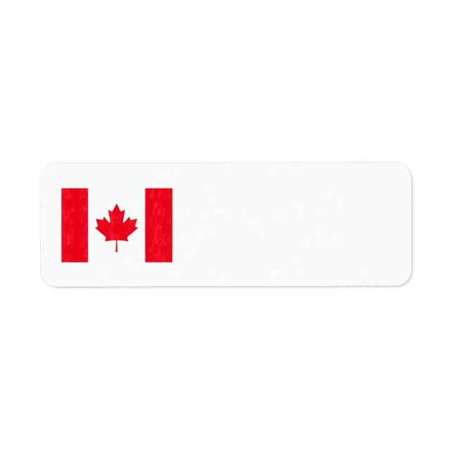 CANADIAN FLAG Address Labels (Front)