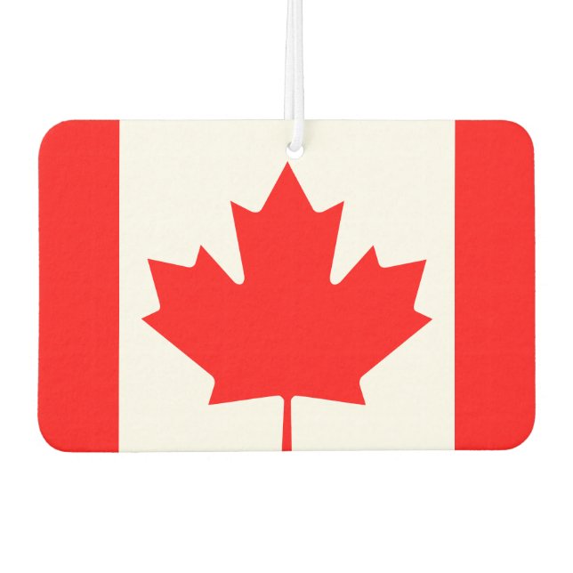 Canadian flag air freshener (Front)