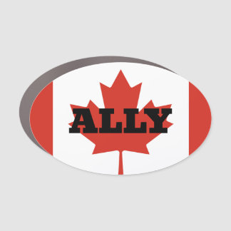 Canadian Flag "Ally" Magnet