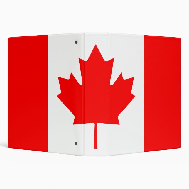 Canadian Flag Avery Binder (Background)