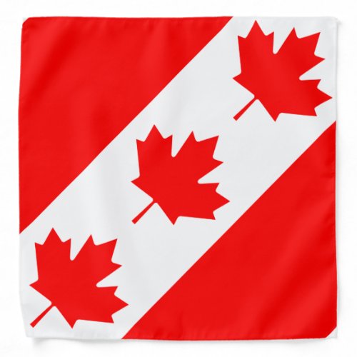 Canadian flag bandana  Canada Day maple leaf