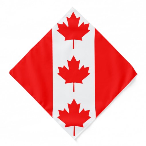 Canadian Flag Bandana Canada Day Maple Leaf Zazzle