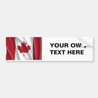 CANADIAN FLAG BUMPER STICKER