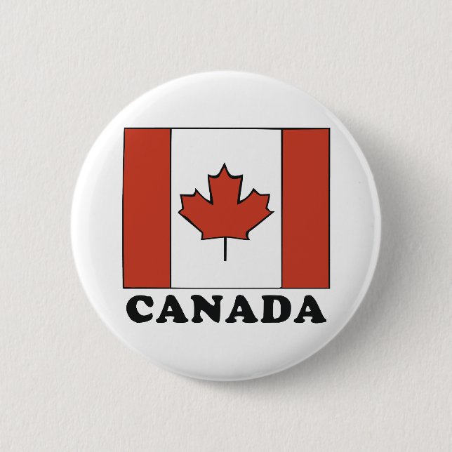 Canadian Flag Button (Front)
