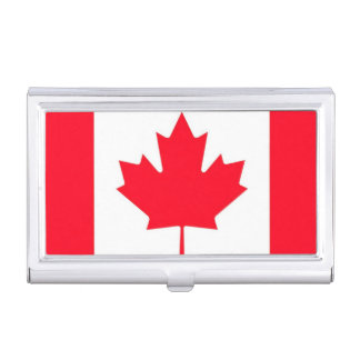 Canadian flag. CANADA.  Business Card Case