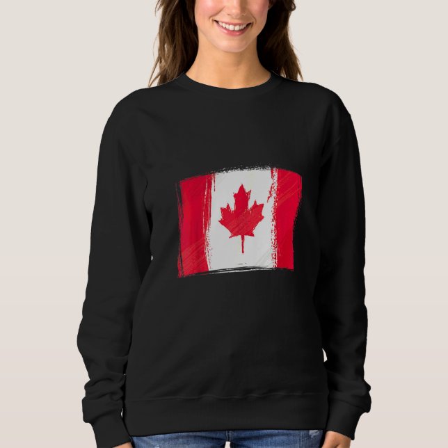 Canadian Flag Canada Flag  Canada Sweatshirt (Front)