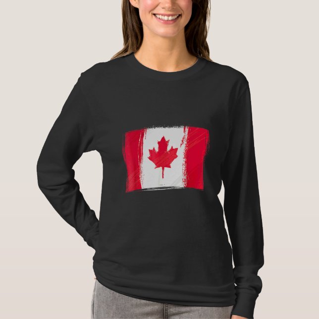 Canadian Flag Canada Flag   Canada   T-Shirt (Front)