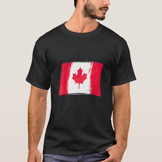 Canadian Flag Canada Flag  Canada T-Shirt (Front)