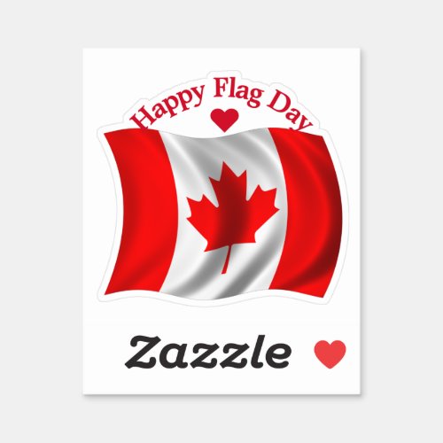 Canadian Flag _ Canada Flag Day Sticker