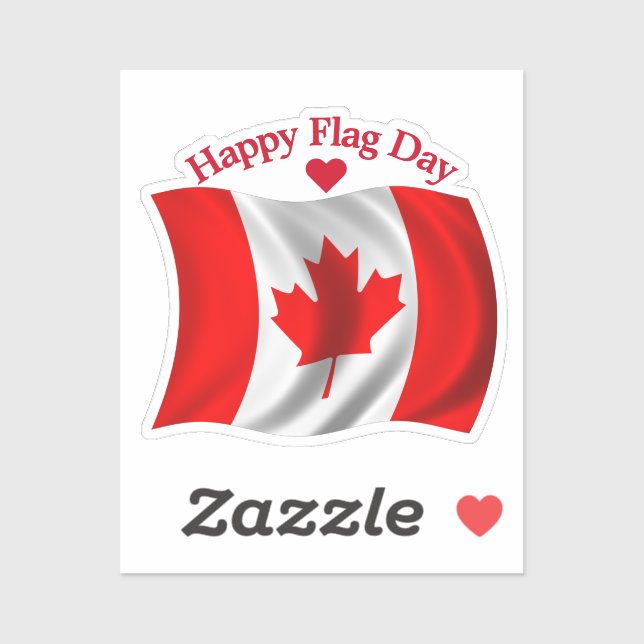 Canadian Flag - Canada Flag Day Sticker (Sheet)