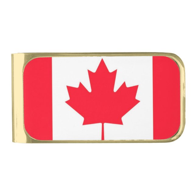 Canadian flag. CANADA. Money Clip (Front)