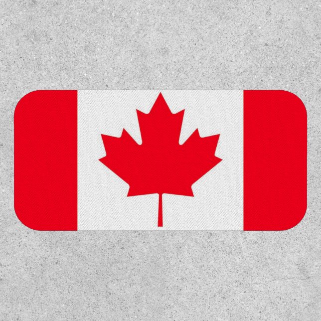 Canadian flag. CANADA.  Patch (Front)