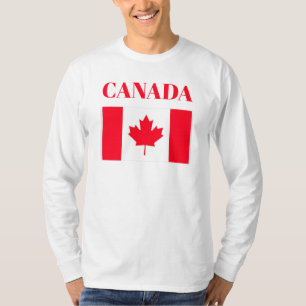 Canadian flag. CANADA. Patriotic. T-Shirt