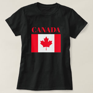 Canadian flag. CANADA. T-Shirt
