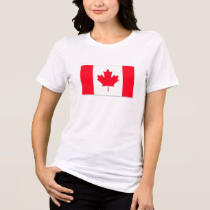 Canadian flag. CANADA. T-Shirt Tri-Blend Shirt