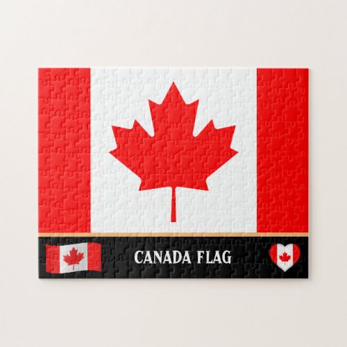 Canadian Flag  Canadians country  Canada Jigsaw Puzzle