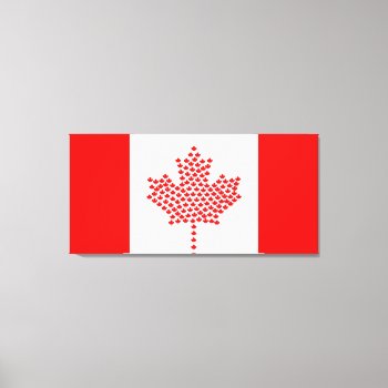 Canadian Flag Canvas Print by NatureTales at Zazzle