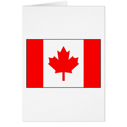 Canadian Flag Cards (Front)