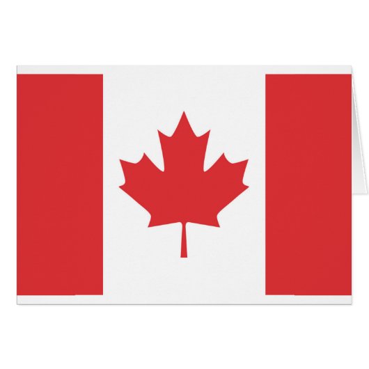 Canadian Flag Cards (Front Horizontal)