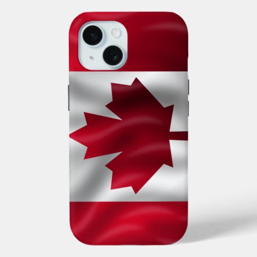 Canadian Flag iPhone 15 Case