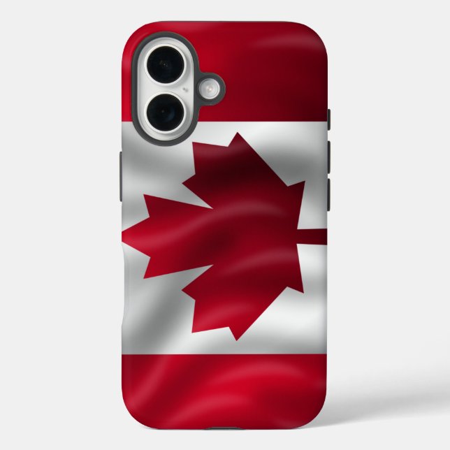 Canadian Flag Case-Mate iPhone Case (Back)