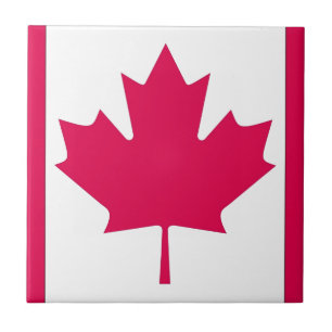 Canadian Flag Ceramic Tile