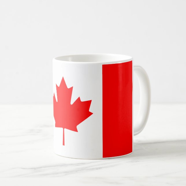 Canadian Flag Coffee Mug (Front Right)