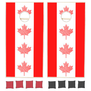 Canadian Flag Cornhole Set