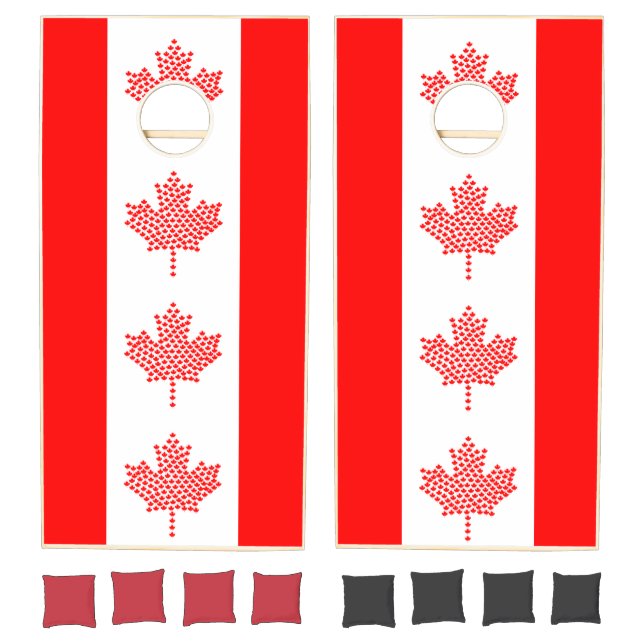 Canadian Flag Cornhole Set (Set)