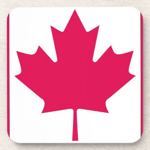 Canadian Flag Drink Coaster