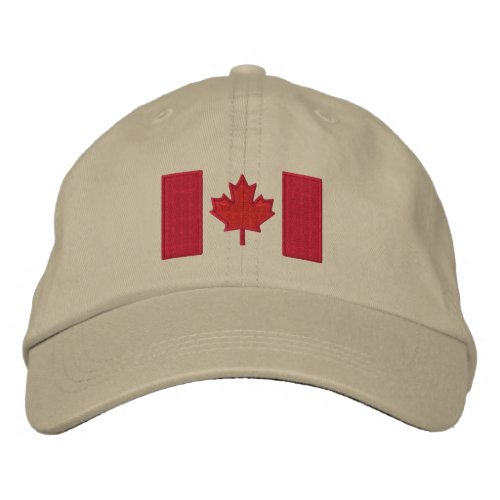 Canadian Flag Embroidery Embroidered Baseball Cap