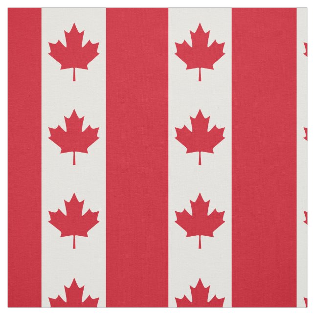 Canadian Flag Fabric (Swatch)