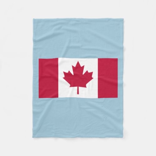 Canadian Flag Fleece Blanket