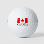 Canadian Flag Golf Ball Set | Canada Pride at Zazzle