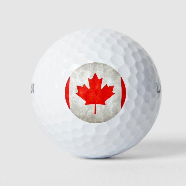 Canadian Flag Golf Balls (Front)