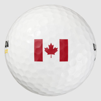 Canadian Flag Golf Balls