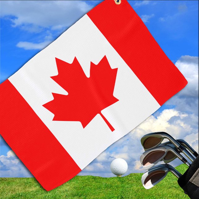 Canadian Flag & golf Canada /sports Ottawa Golf Towel (Creator Uploaded)