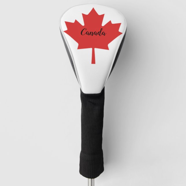 Canadian Flag Golf Head Cover (Front)