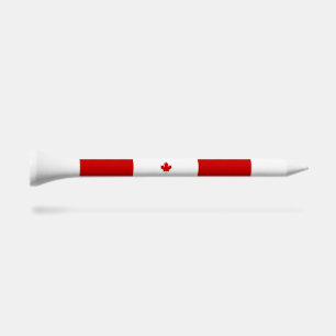 Canadian Flag Golf Tees
