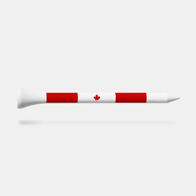 Canadian Flag Golf Tees (Side (Horz))