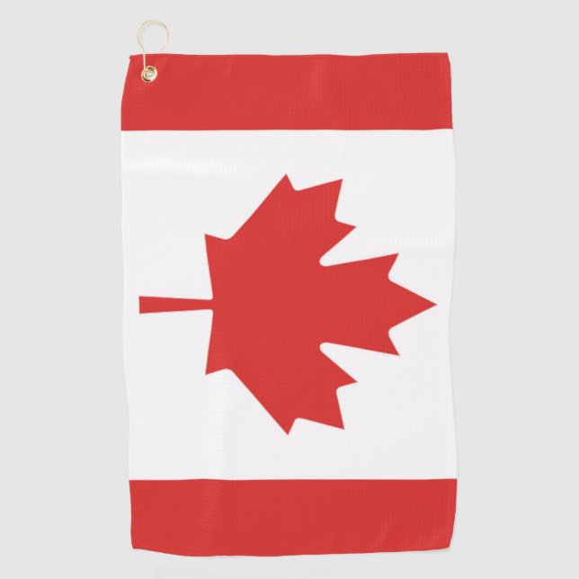 Canadian Flag Golf Towel (Front)