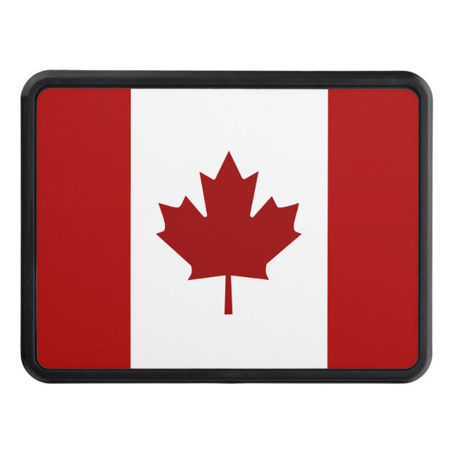 Canadian flag hitch cover (Front)